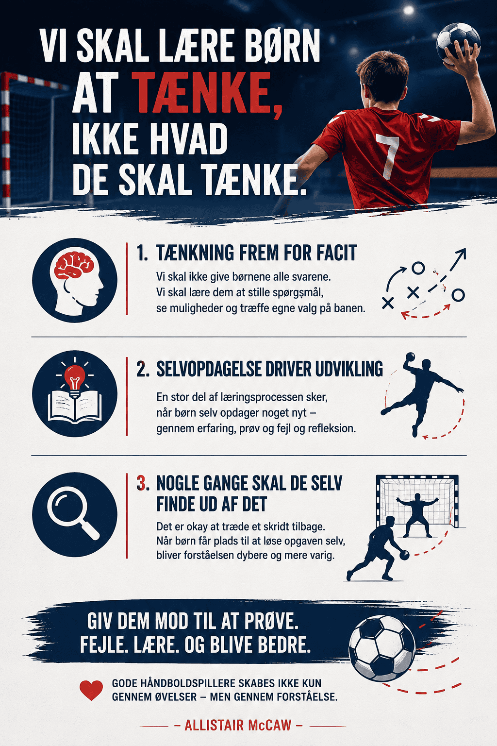 Infografik: Vi skal lære børn at tænke, ikke hvad de skal tænke Infografik: Vi skal lære børn at tænke, ikke hvad de skal tænke