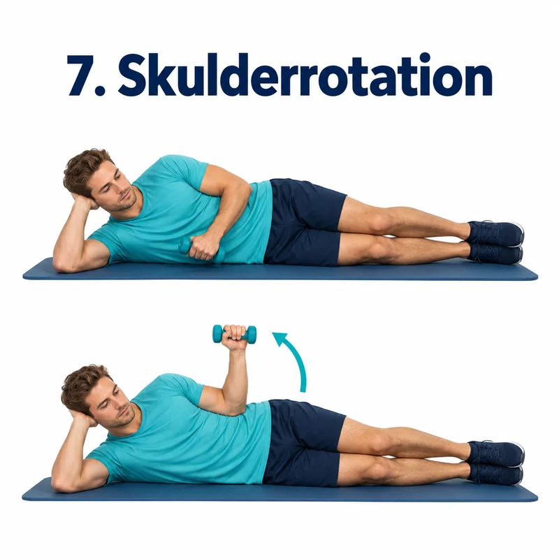 Illustration: Skulderrotation